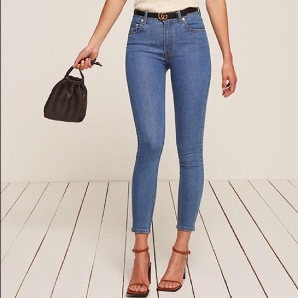 high and skinny jean reformation